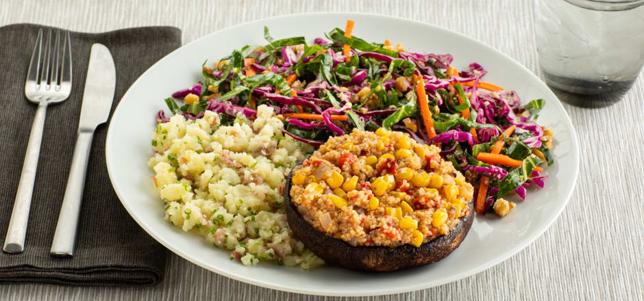 COUSCOUS-STUFFED PORTOBELLOS | Recipes | Green Chef