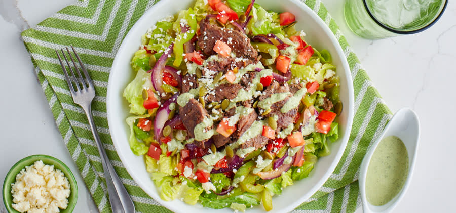 Steak Fajita Salad Recipes Green Chef