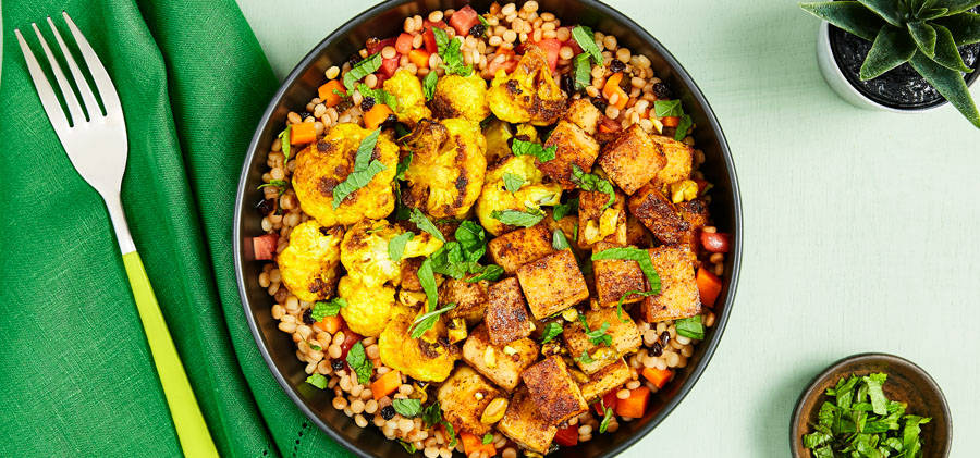 HARISSA TOFU COUSCOUS BOWLS | Recipes | Green Chef
