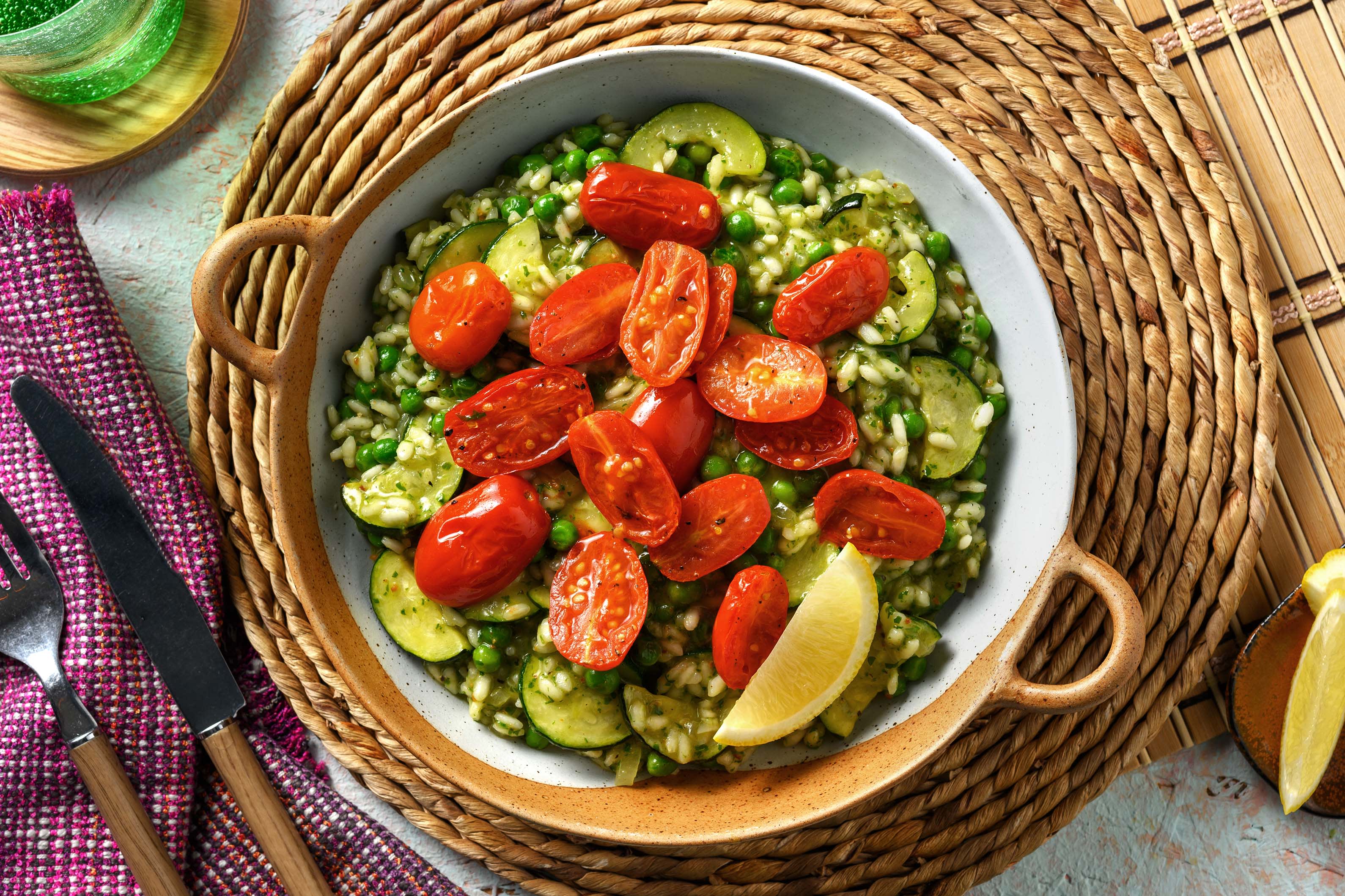  Oven Baked Pesto Risotto